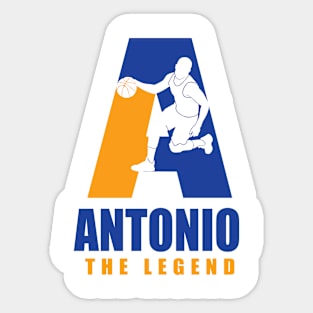 Antonio Custom Player Basketball Your Name The Legend Sticker